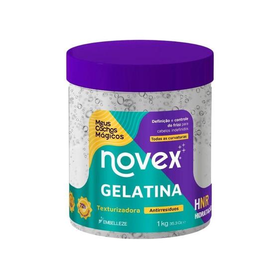 Imagem de Gelatina Capilar Novex 1000G Meus Cachos Texturizadora