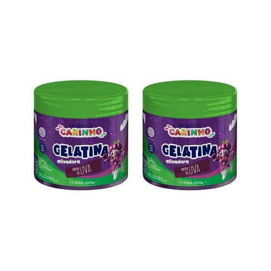 Imagem de Gelatina Capilar Probelle Super Bonita 500g Carinho Uva -2un