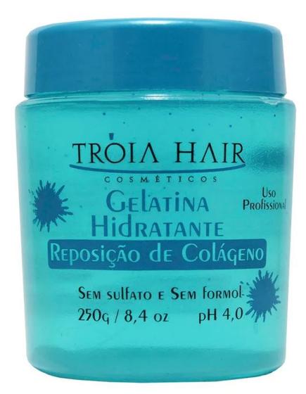 Imagem de Gelatina Capilar Repositor De Colagenos Tróia Hair 250gr