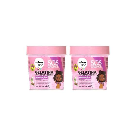 Imagem de Gelatina Capilar Salon Line 400G Sos Cachos Kids Hidrata-2Un