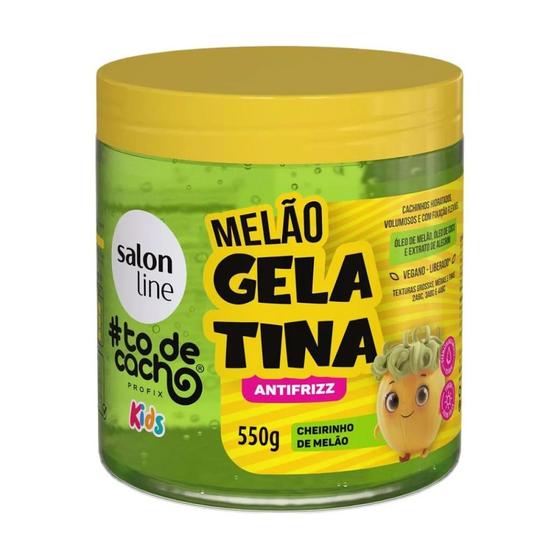 Imagem de Gelatina Capilar Salon Line Kids To de Cachos Melão 550g