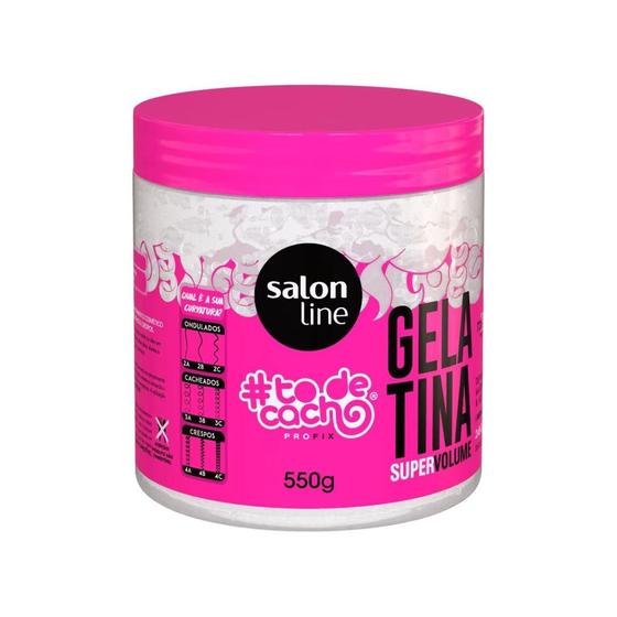 Imagem de Gelatina Capilar Super Volume To de Cachos 550g  Salon Line