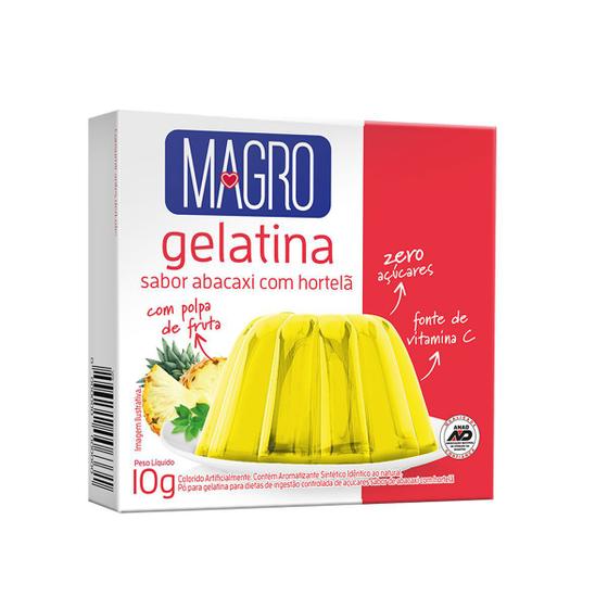 Imagem de Gelatina Diet Sabor Abacaxi com Hortelã  10g - Magro