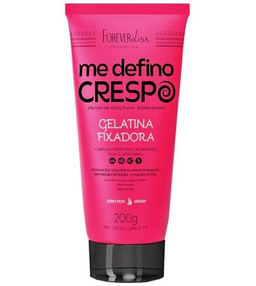 Imagem de Gelatina Fixadora Forever Liss Me Defino Crespo 200g