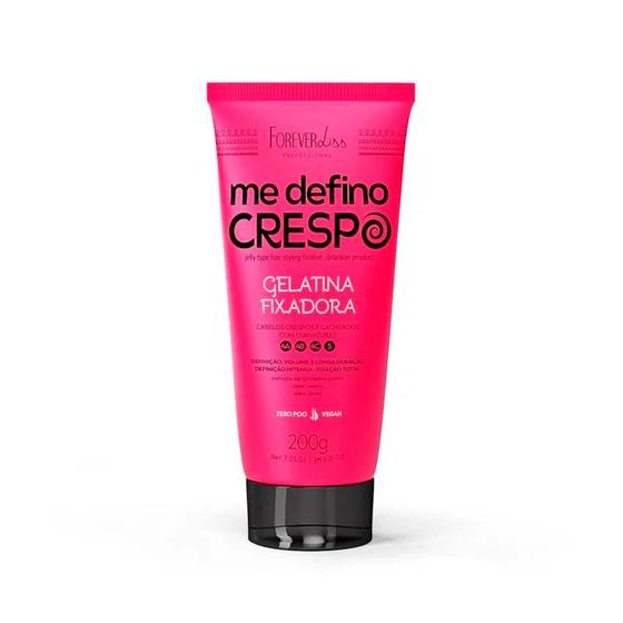 Imagem de Gelatina Fixadora Me Defino Crespo Forever Liss 200g