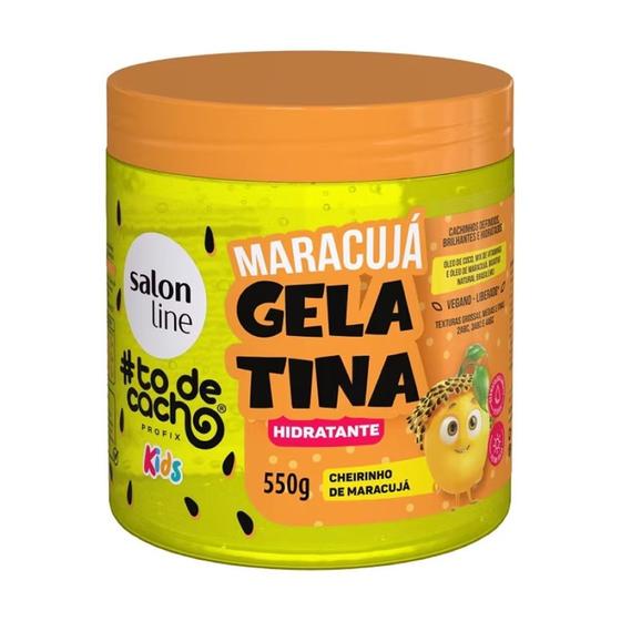 Imagem de Gelatina Hidratante Kids Maracujá 550g- Salon line