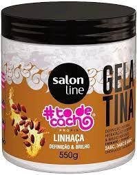 Imagem de Gelatina Linhaça todecacho Definição e Brilho Salon Line 550g