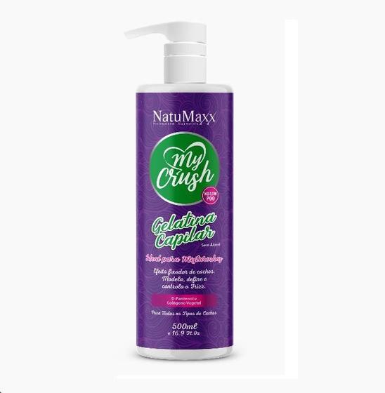 Imagem de Gelatina Modelador de Cachos Capilar My Crush NatuMaxx 500ml