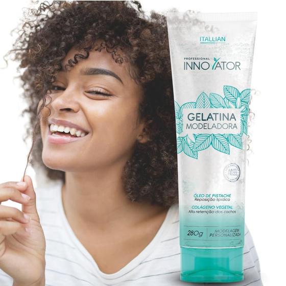 Imagem de Gelatina Modeladora de Cachos 280ml - Morena Iluminada Innovator / Itallian Color