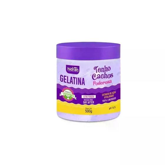 Imagem de Gelatina Tenho Cachos Açaí Hidran 500G