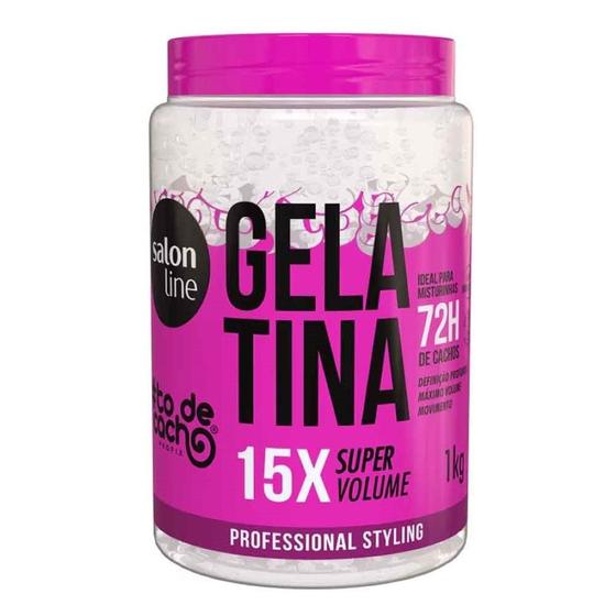 Imagem de Gelatina todecacho Super Volume 1kg - Salon Line
