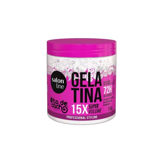 Imagem de Gelatina todecacho Super Volume Salon Line 550g