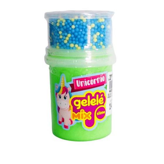 Imagem de Geleca Gelelé Mix Slime Unicórnio  - 152G Doce Brinquedo