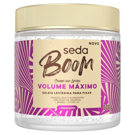 Imagem de Geleia Capilar Seda Boom Volume Máximo 500g