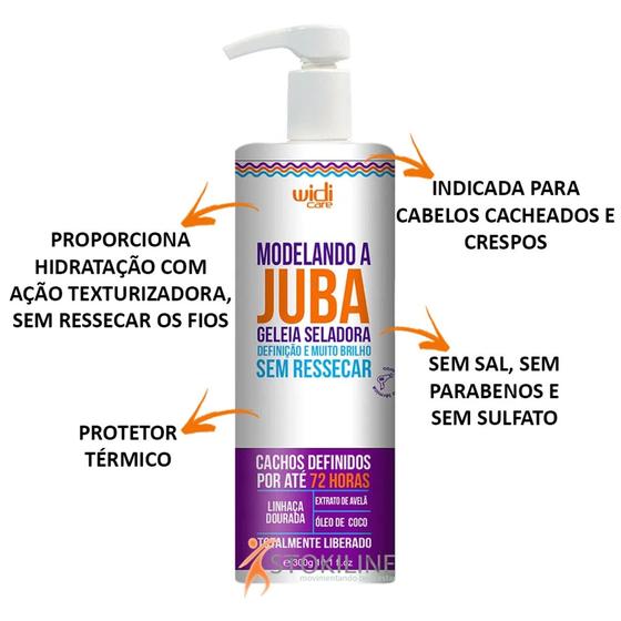 Imagem de Geleia Capilar Widi Care Modelando a Juba 300g