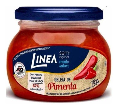 Imagem de Geléia Diet Pimenta Sem Açúcar Sem Glúten Vidro Linea 230g