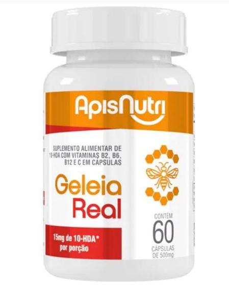 Imagem de Geleia Real 500mg 60 Caps - ApisNutri