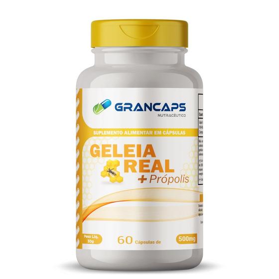 Imagem de Geléia Real com Própolis 60 cápsulas 500mg Grancaps