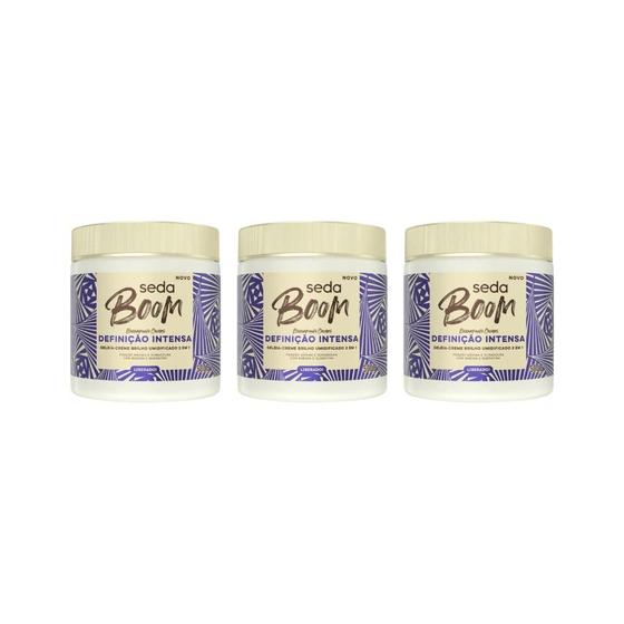 Imagem de Geleia Seda Boom Definiçao Intensa 500G - Kit C/3Un