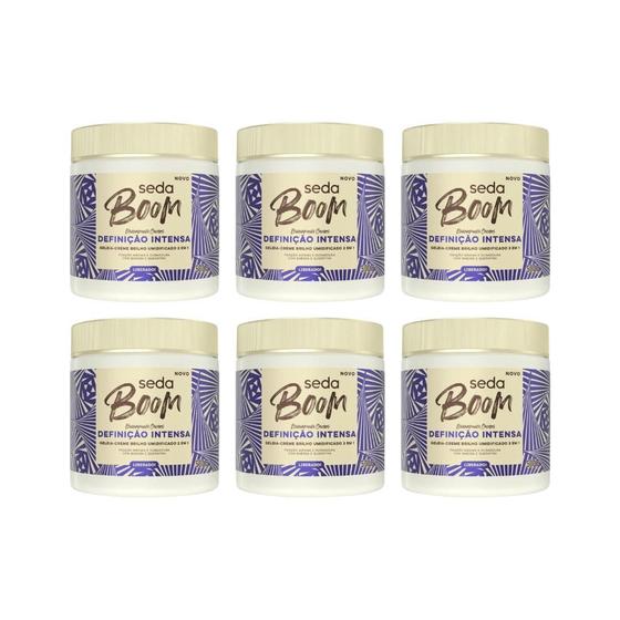 Imagem de Geleia Seda Boom Definiçao Intensa 500G - Kit C/6Un