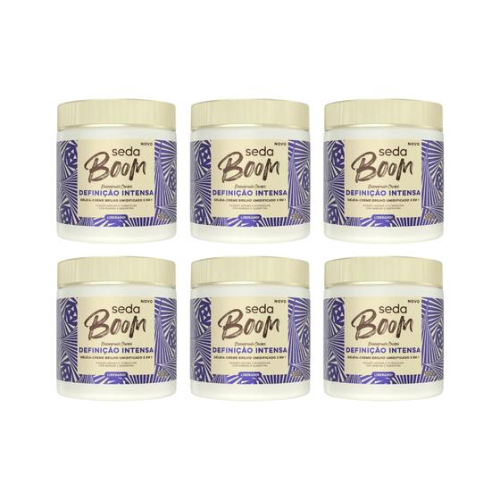 Imagem de Geleia Seda Boom Definiçao Intensa 500g - Kit C/6un