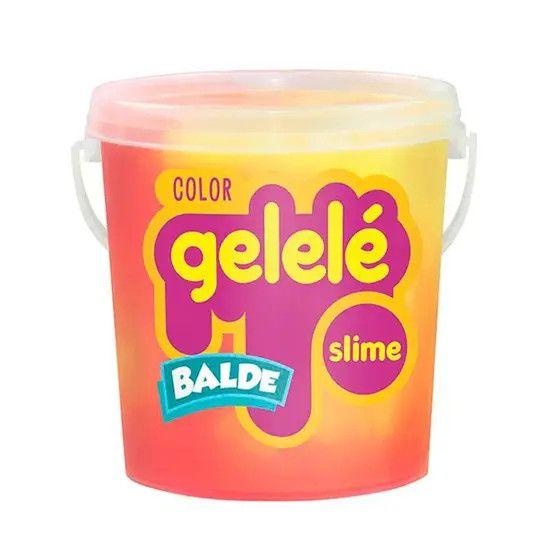 Imagem de Gelelé Slime Balde 457G Colorido Doce Brinquedo