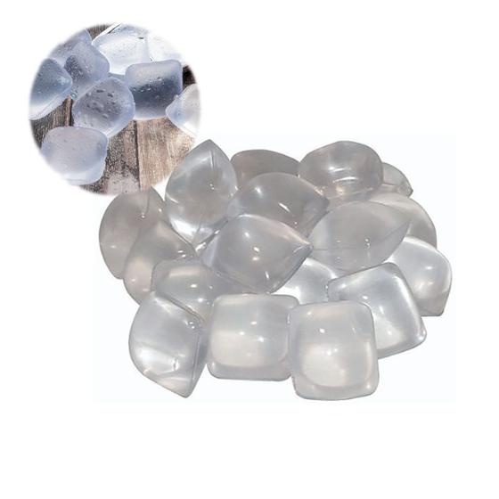 Imagem de Gelo Artificial Reutilizável Cubo Cristal  95 UND 0,650kg