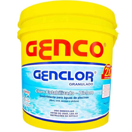 Imagem de Genclor cloro granulado estabilizado 10kg - Genco