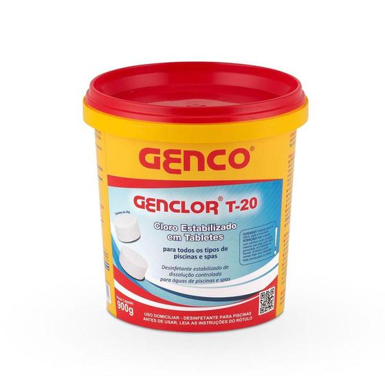 Imagem de Genclor cloro tabletes t-20 900g - Genco
