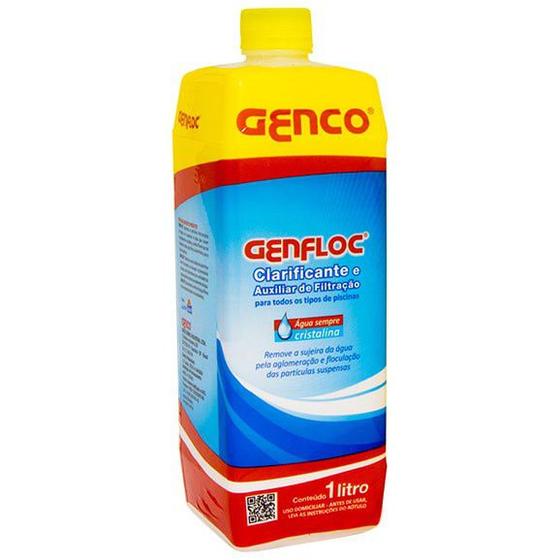 Imagem de Genfloc 01 lt clarificante e auxiliar de filtração Genco