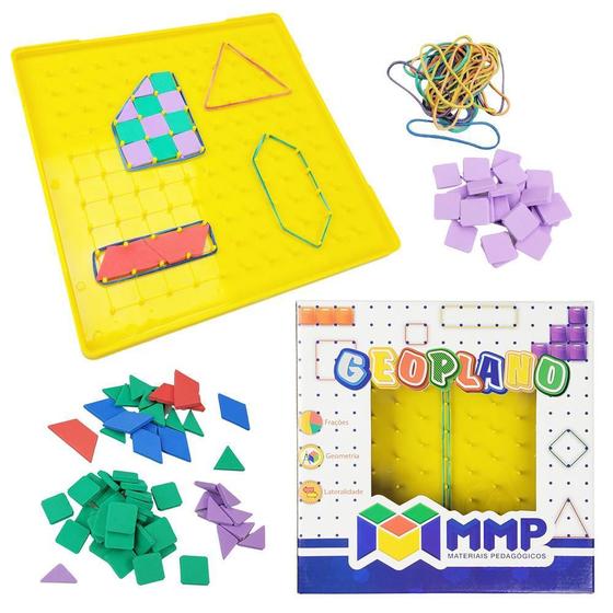 Imagem de Geoplano Quadrado E Triangular Com Imagem Material Didático