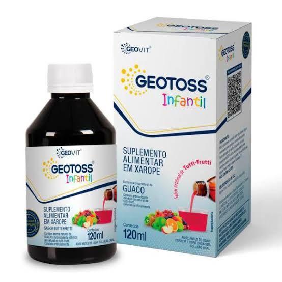 Imagem de Geotoss Xarope Infantil Guaco e Tutti Frutti Geovit 120ml