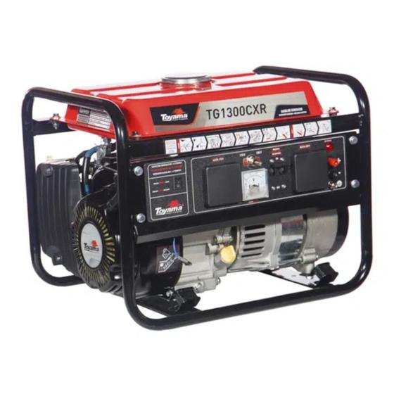 Imagem de Gerador de energia 1,25 Kva a gasolina bivolt partida manual - TG1300CXR - Toyama