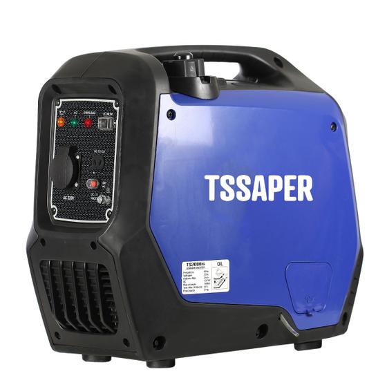 Imagem de Gerador de Energia a Gasolina 2kva Inverter Silencioso 220v Tssaper modelo TS2000is