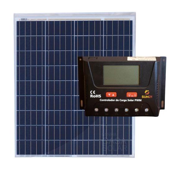 Imagem de Gerador Solar GSG com potencia de 80W para Uso Isolado da Rede
