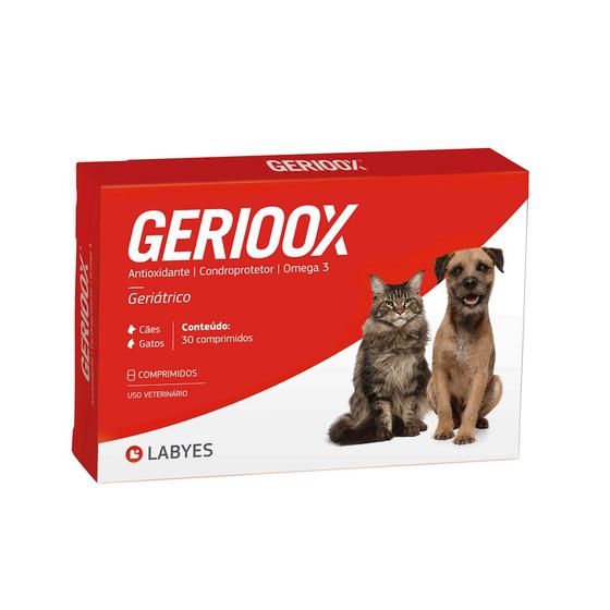 Imagem de Gerioox 30 Comprimidos Vitalidade de Cães e Gatos Labyes