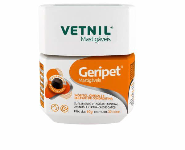 Imagem de Geripet Mastigáveis Vetnil 30 Comprimidos 60g