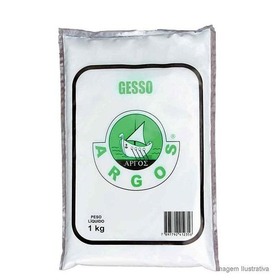 Imagem de Gesso 1kg Branco