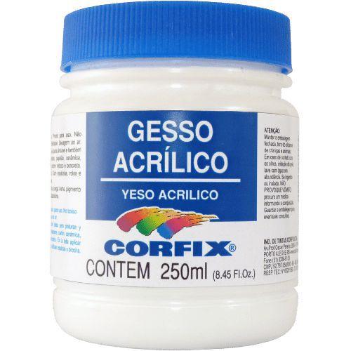Gesso Acrílico para Artesanato Corfix 250ml Gesso para Construção Magazine Luiza
