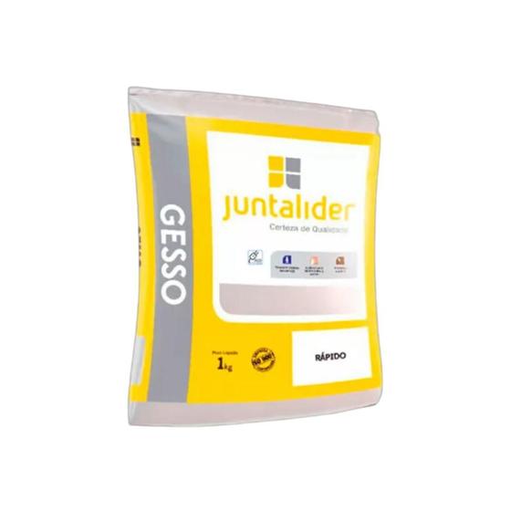 Imagem de Gesso em Po Juntalider Secagem Rapida 1kg