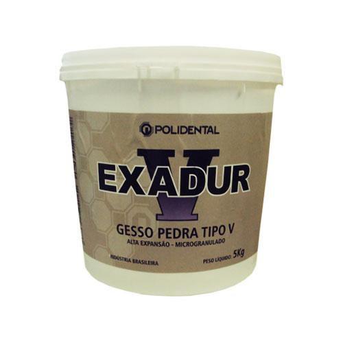 Imagem de Gesso Especial Exadur Polidental 5 Kg Azul