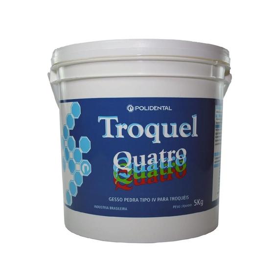 Imagem de Gesso Especial Troquel 4 Polidental 5Kg - Rosa