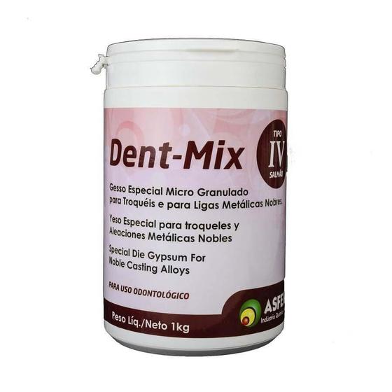 Imagem de Gesso Pedra Especial Dent-Mix Tipo Iv- Asfer