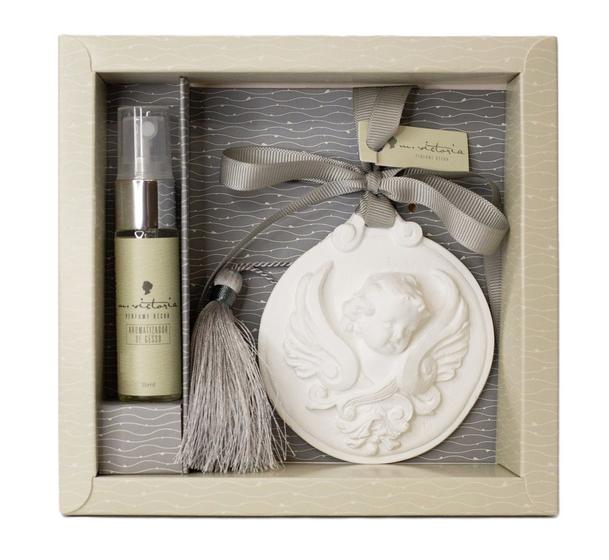 Imagem de Gesso Perfumado P Medalhão Anjo Bamboo M Victoria