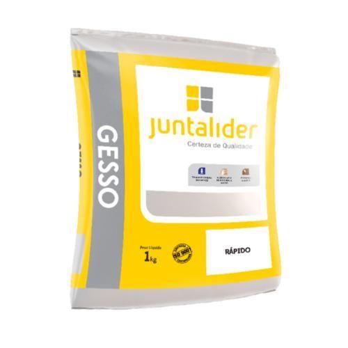 Imagem de Gesso Rápido Juntal Saco 1kg - Juntalider Emb. c/ 20