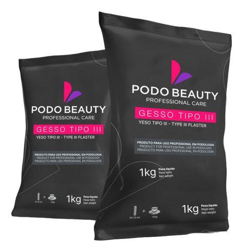 Imagem de Gesso Tipo Iii 1kg Moldagem Em Podologia - Podo Beauty