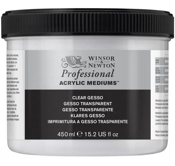 Imagem de Gesso Transparente Profissional Artístico 450ml Winsor