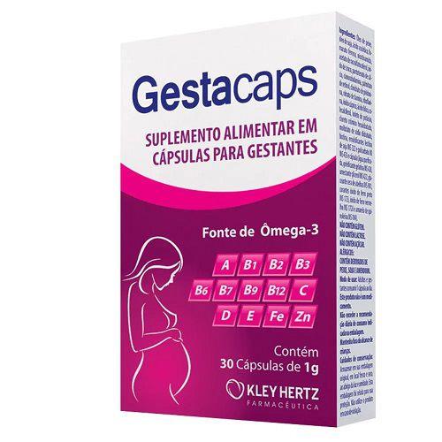 Imagem de Gestacaps Vitamina para Gestantes 30 Cps - Kley Hertz