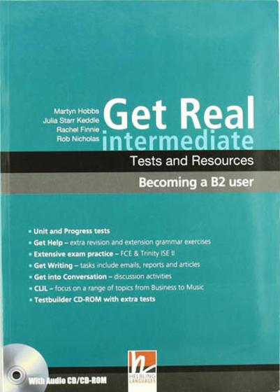 Imagem de Get real - intermediate - tests and resources - with audio cd and cd-rom - HELBLING ***