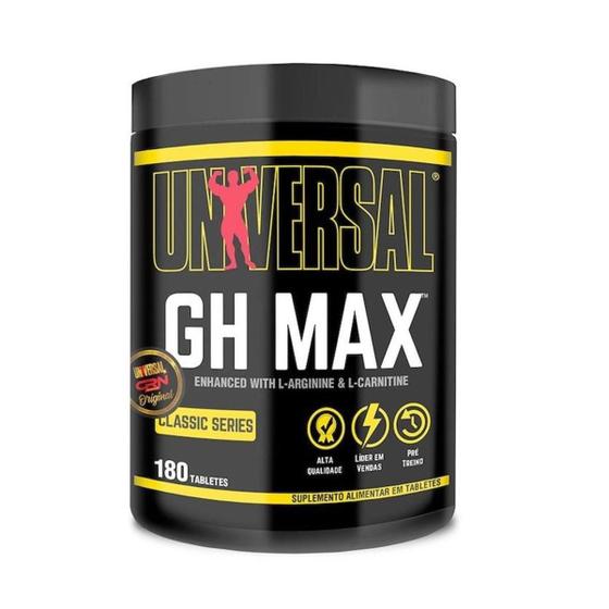 Imagem de Gh Max 180 Tabletes - Universal Nutrition - Sem Sabor